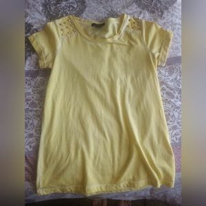 Studded yellow Forever21 tshirt